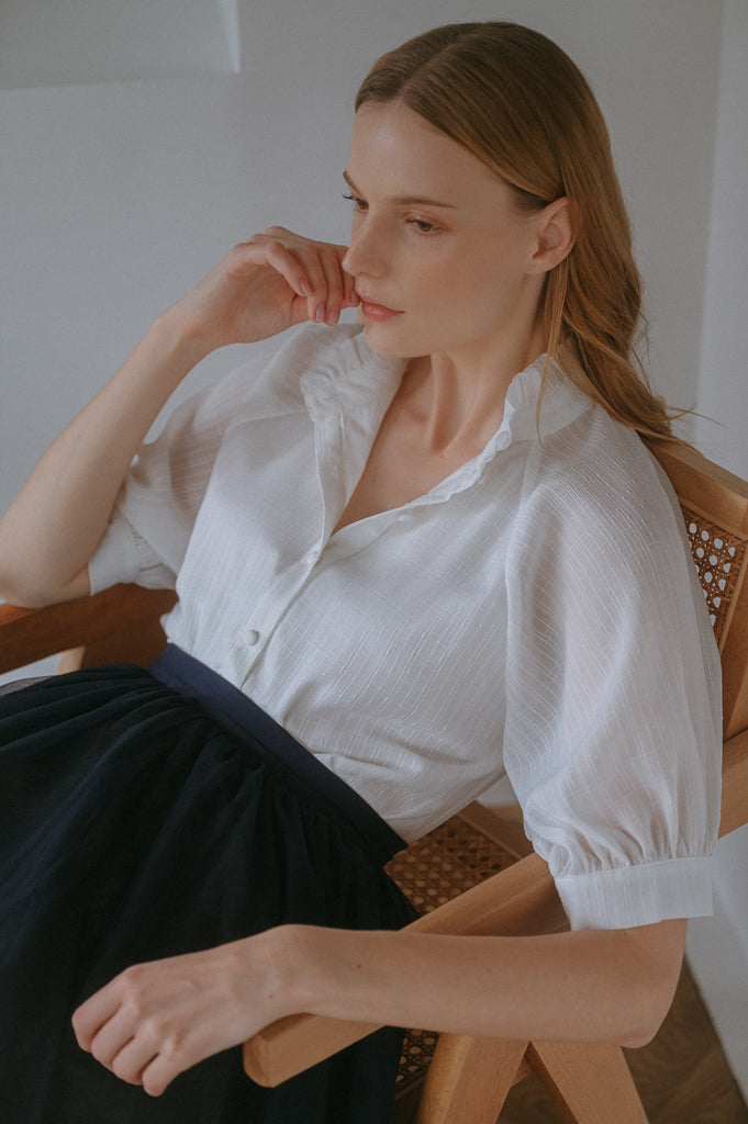 Pleated Poet Shirt
