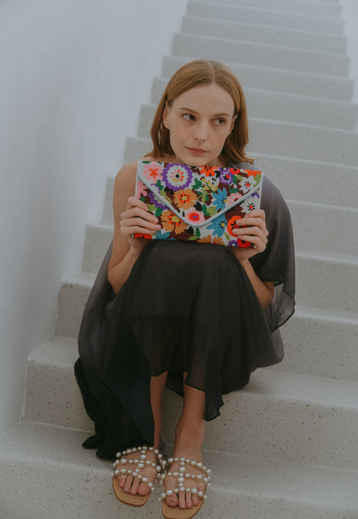 Last Night Beaded Crossbody