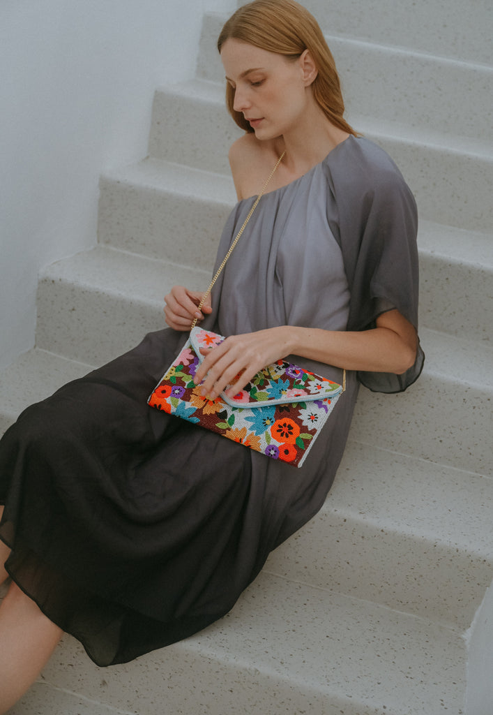 Last Night Beaded Crossbody