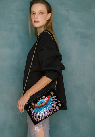 Before the sun sets Beaded Crossbody (Preorder)