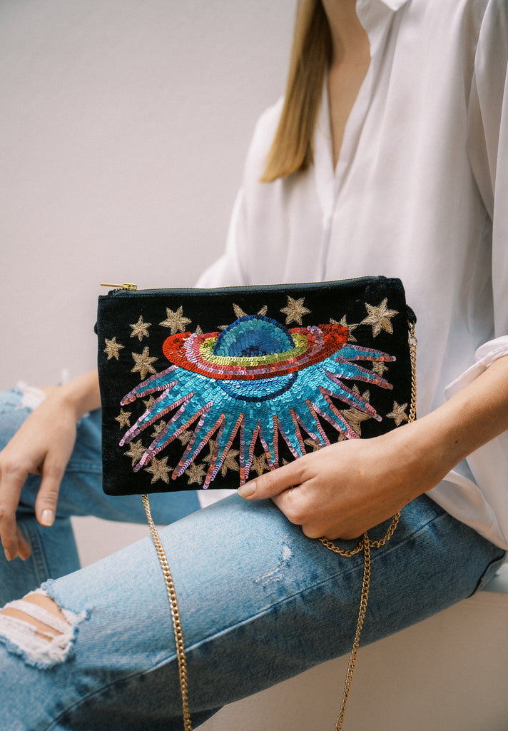 Wild Moments Velvet Purse (Preorder)