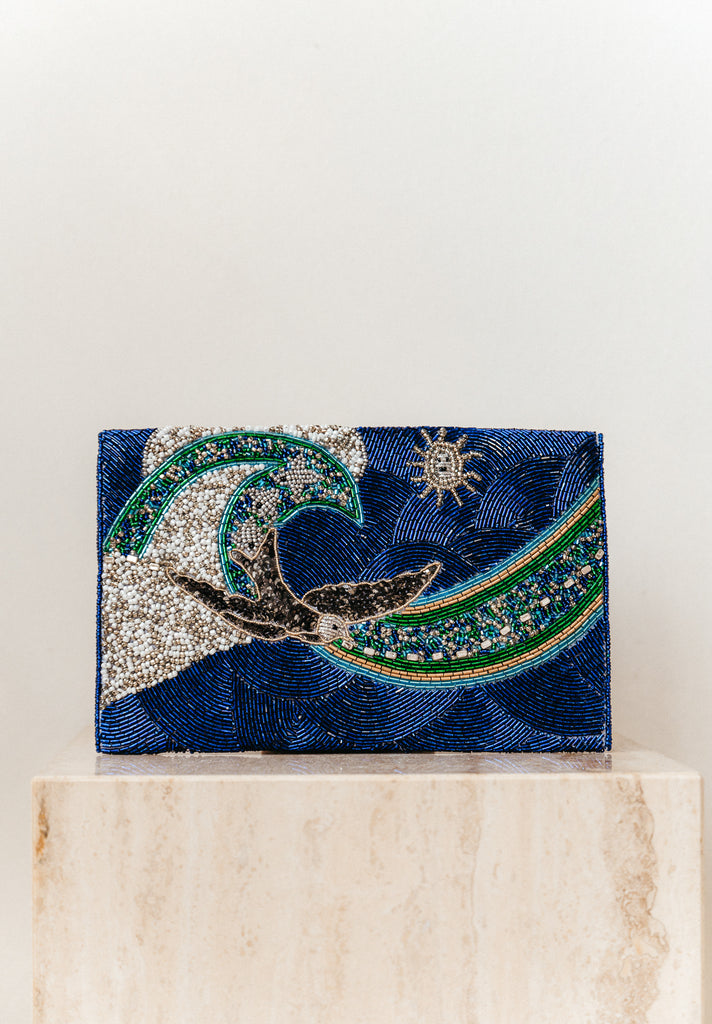 Ocean Skies Beaded Crossbody (Preorder)