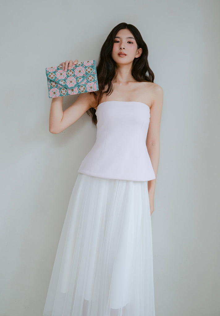 Prosperity Blooms Beaded HandBag (Preorder)