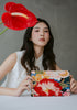 Peonies Beaded HandBag (Preorder)