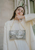Daisies Beaded Scallop Bag (Preorder)
