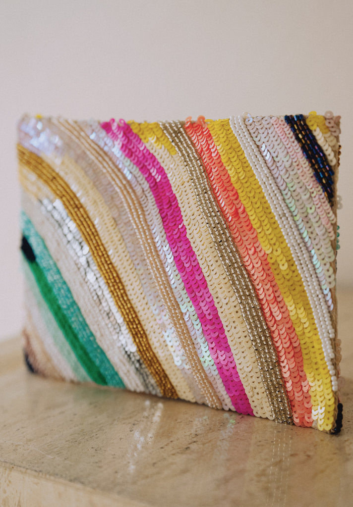 Rainbow Mini Beaded Bag (Preorder)