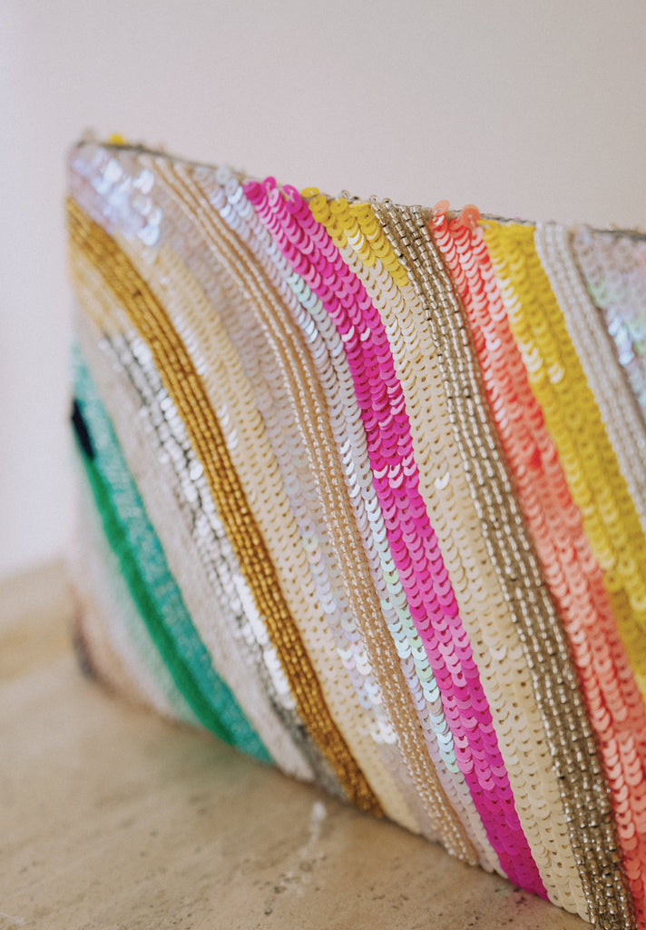 Rainbow Mini Beaded Bag (Preorder)