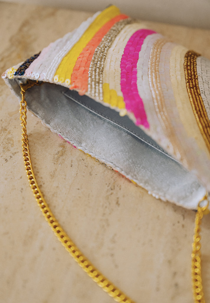 Rainbow Mini Beaded Bag (Preorder)