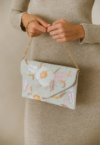 Sweet Days Beaded Crossbody