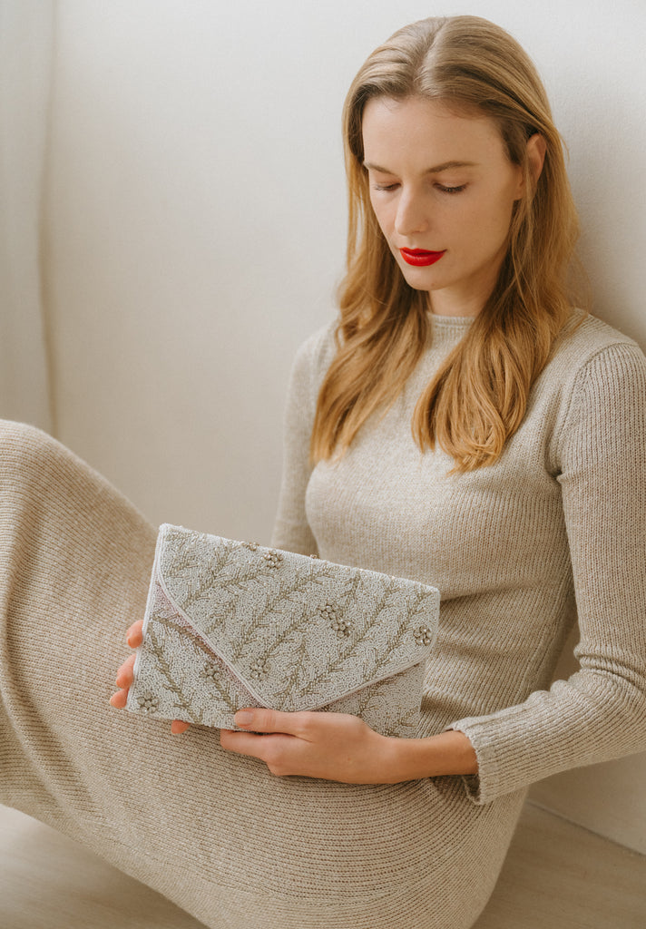 Time Stood Still Beaded Crossbody