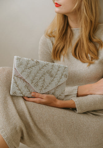 Ombre Skies Beaded Crossbody