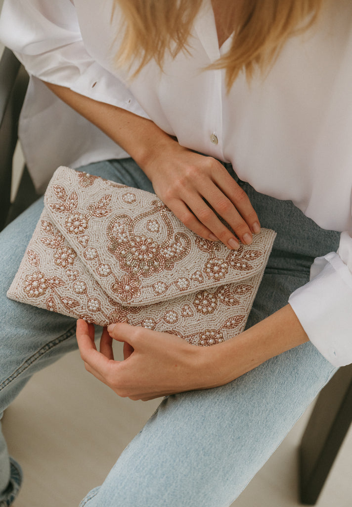 Before Sunrise Beaded Handbag (Preorder)