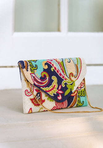 On Cloud Nine Beaded Crossbody (Preorder)