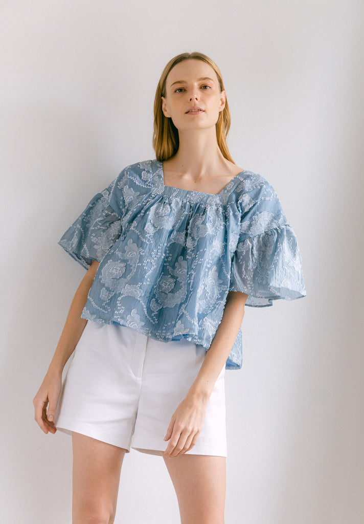 Gathered Flare Top – Soon Lee