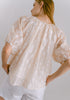 Ruffled Embroidered Top