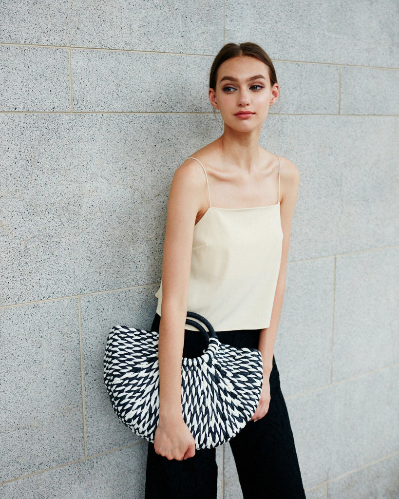 Woven Basket Tote