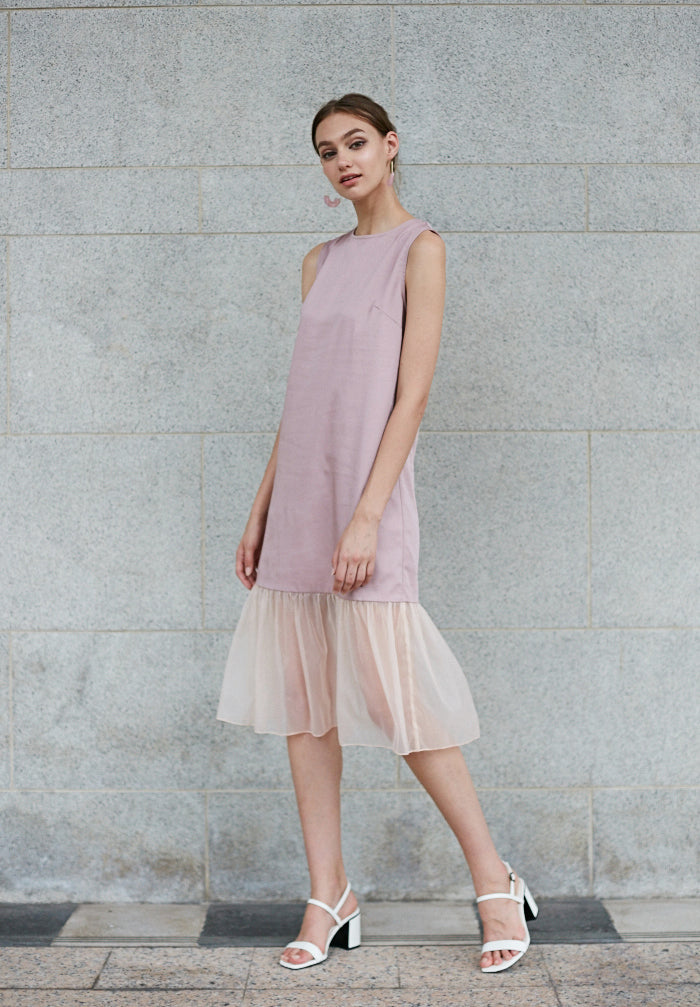 Organza Midi Dress