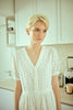 Eyelet Buttoned Dress