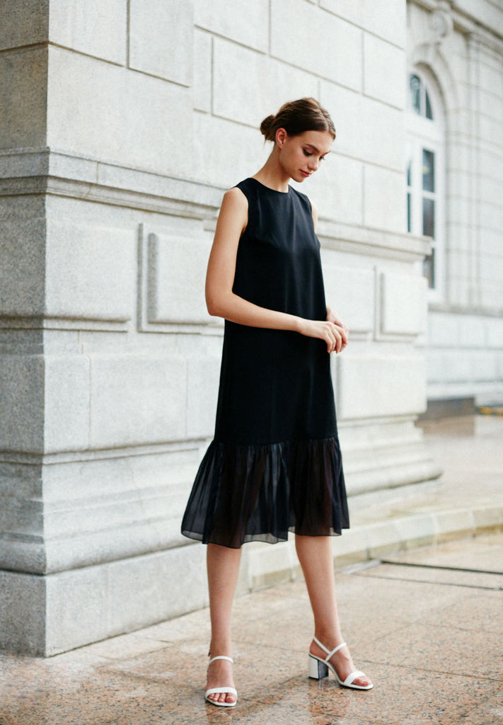 Organza Midi Dress