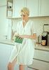 Eyelet Buttoned Dress