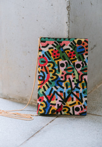 Tuesday Thoughts Beaded Crossbody (Preorder)
