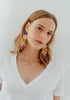 The Sun Rises Beaded Chandelier Earrings