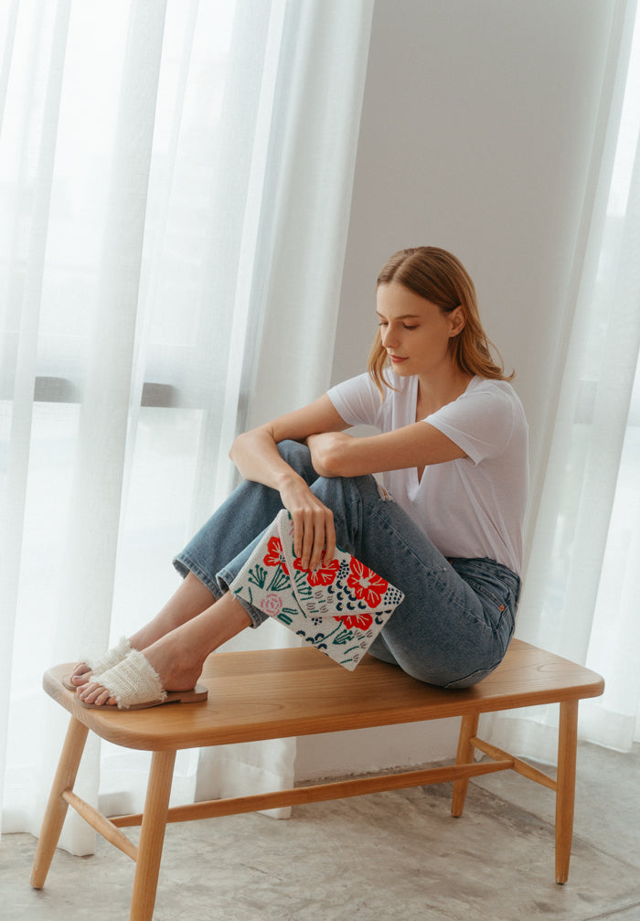 Blooms on the Horizon Beaded Crossbody