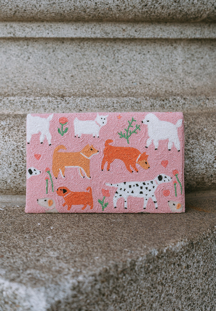 Walk in the Park Beaded Handbag (Preorder)