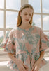 Botanical Peplum Top
