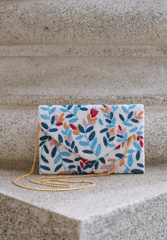 Tropical Medley Beaded Crossbody