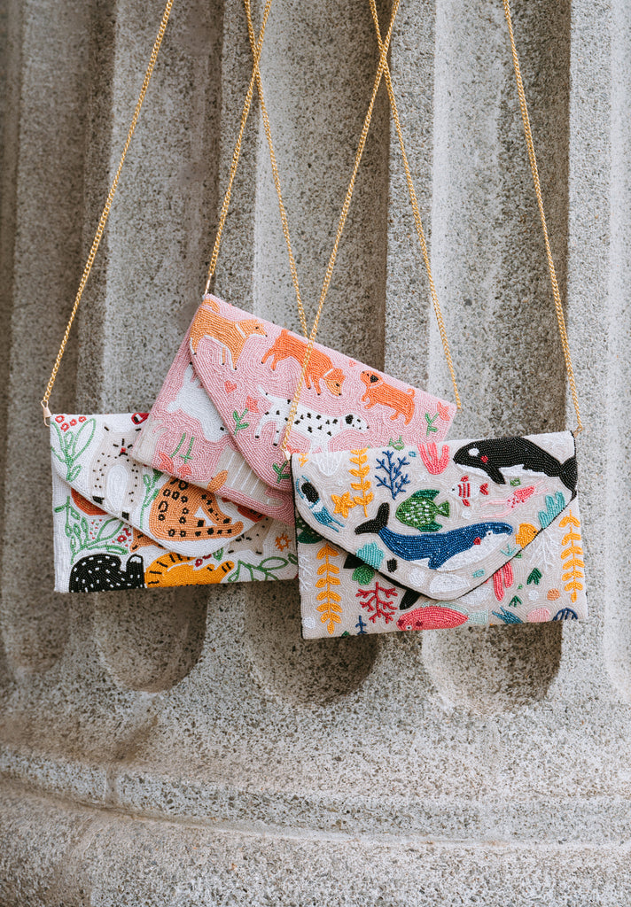 The Sea and the Sky Beaded Handbag (Preorder)