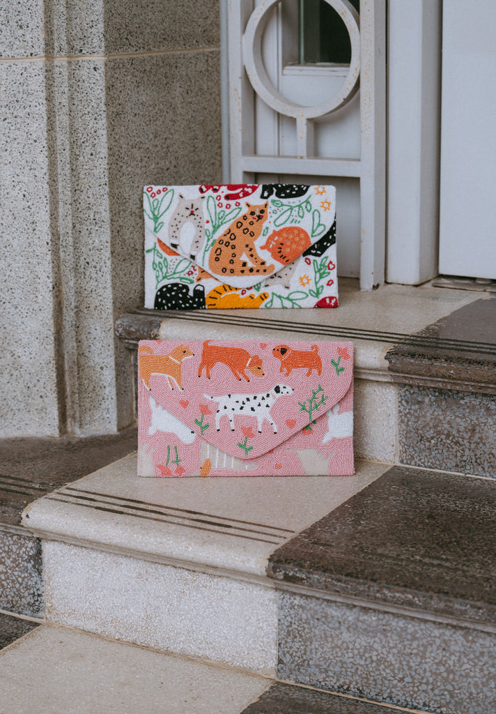Walk in the Park Beaded Handbag (Preorder)