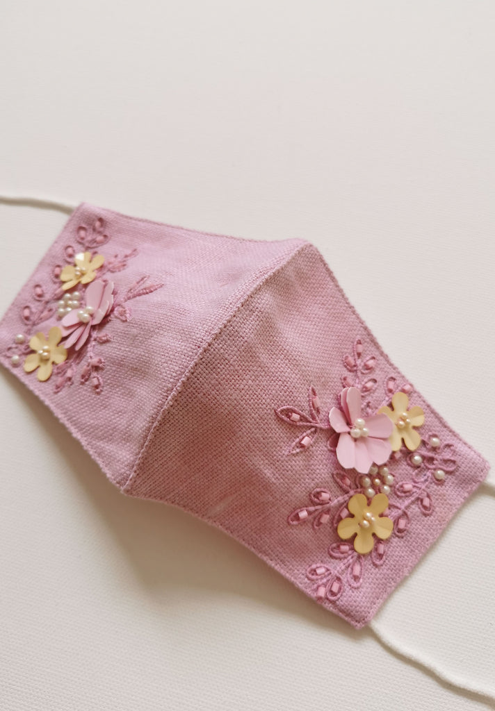 Linen Love Mask (Rose Quartz)