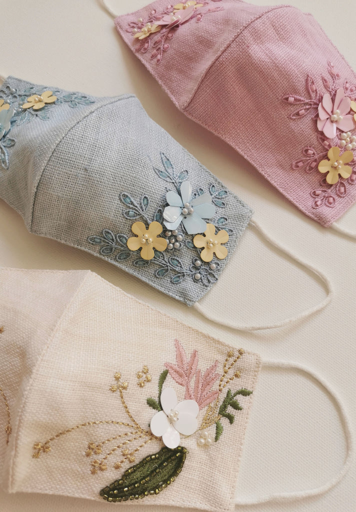 Linen Love Mask (Glacier)