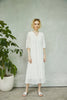 Eyelet Midi Dress