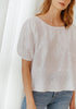 Petals Textured Top
