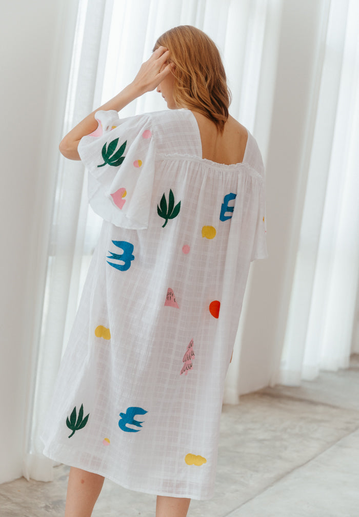 Dreamers Embroidered Dress