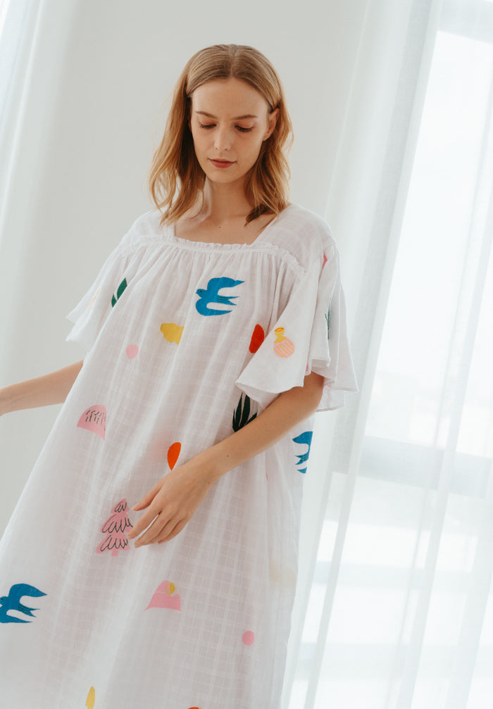 Dreamers Embroidered Dress