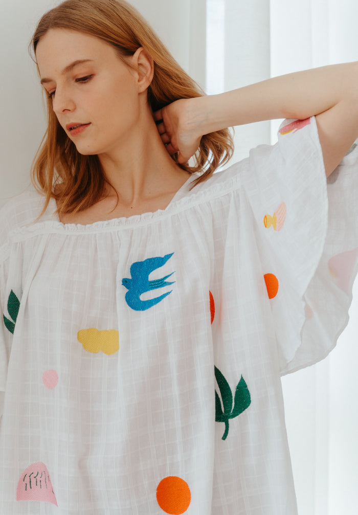 Dreamers Embroidered Dress