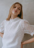 Tulle Pleated Top