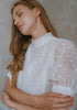 Tulle Pleated Top