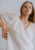 V-Neck Silk Blouse (Preorder)