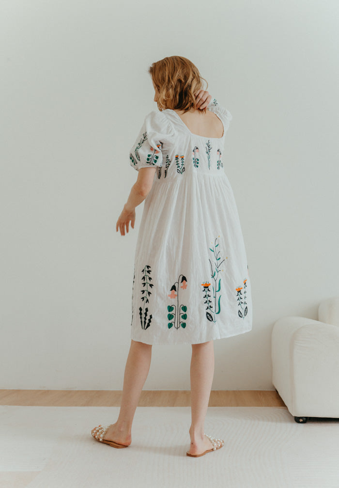 Woodlands Embroidered Dress