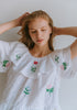 Posies Embroidered Top