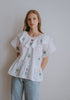 Posies Embroidered Top