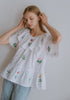 Posies Embroidered Top