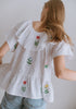 Posies Embroidered Top