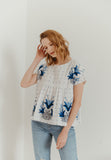Bluebells Embroidered Top