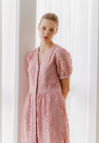 Flower Fields Embroidered Dress