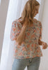 Gossamer Peplum Top